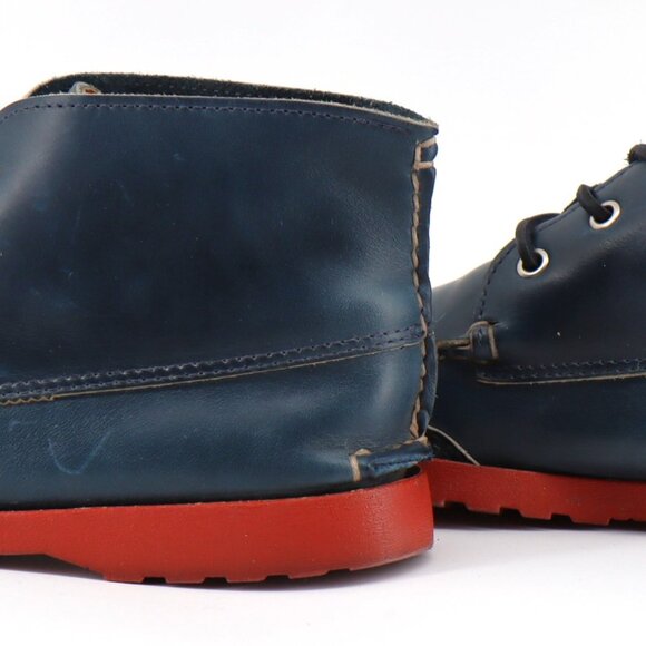 Quoddy Kennebec USA Made Moccasin Boots - Vibram Lug Sole - Mens Size 7.5D - Picture 5 of 16